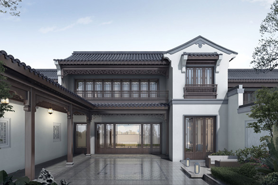 Xuancheng Muxihe Mansion – Proyek Aplikasi Jendela & Pintu